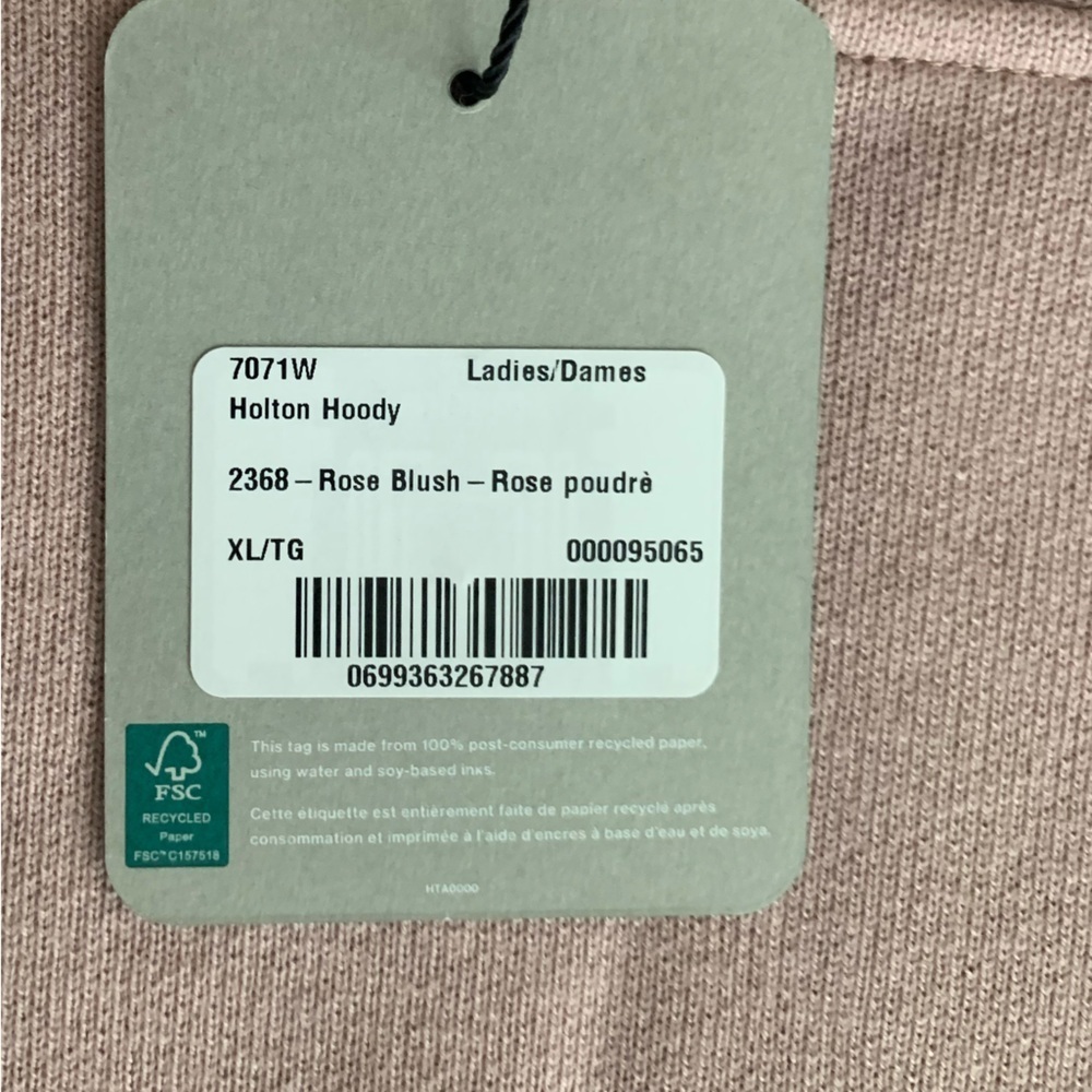 Canada Goose Holton Hoody Rose Blush XL NWT - Picture 6 of 9